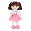 16" FANNY DOLL - PINK W/BUNNY PRINT