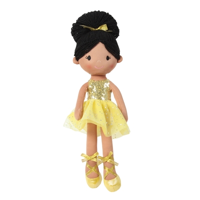 14" PHARSA YELLOW BALLERINA DOLL (1)