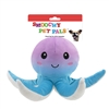 "10"" OCTOPUS PLUSH PET TOY       INCLUDING CRINKLE PAPER AND SQUEAKER WITH BACK CARD"