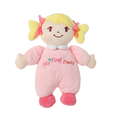 10" MY FIRST DOLL - YELLOW HAIR