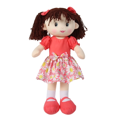 16" SWEETCAKES SUMMER CORAL FLORAL DOLL