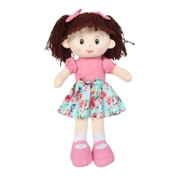 16" SWEETCAKES SUMMER PINK FLORAL DOLL