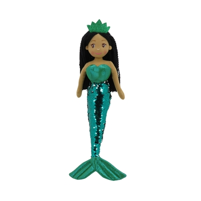 18" JADE MERMAID W/REVERSIBLE SEQUIN TAIL (1)