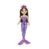 18" VIOLET MERMAID W/REVERSIBLE SEQUIN TAIL (1)