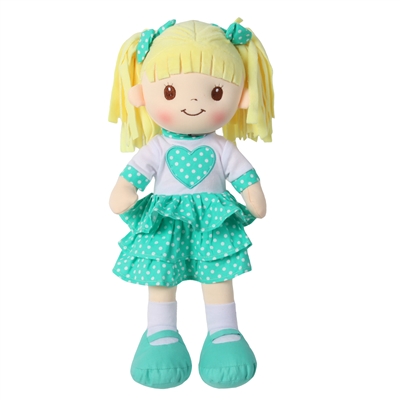 16" LITTLE SWEET HEARTS TURQOISE SOPHIA DOLL (1)