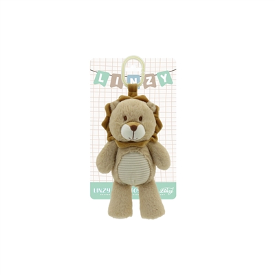 10"LION STROLLER TOY WITH RATTLE