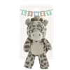 10"GRAY GIRAFFE STROLLER TOY WITH RATTLE