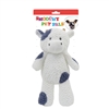 "12"" COW PLUSH PET TOY       INCLUDING CRINKLE PAPER AND SQUEAKER WITH BACK CARD"