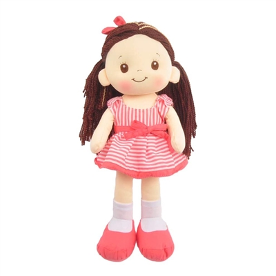 16" SWEET CAKES PEACH LACY DOLL