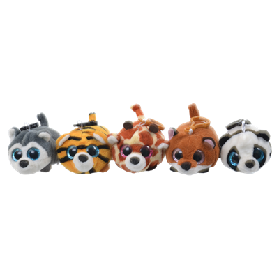 3.5" LITTLE MONO PLUSH - WIDE EYE ANIMAL (5)