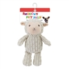 12" WHITE LAMB PET TOY