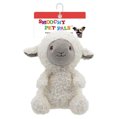 12â€œ FUZZY LAMB PET TOY