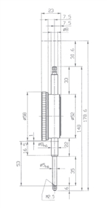 Dial Gauge MU 52/30 T