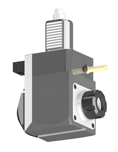 VDI 40, Angular Tool Holder, Duplomatic DIN 1809 Coupling, With Internal Cooling, ER25