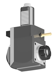 VDI 40, Angular Tool Holder, Sauter DIN 5480 Coupling, With Internal Cooling, ER25