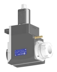 VDI 50, Angular Tool Holder, Duplomatic DIN 1809 Coupling, No Internal Cooling, Same Rotation - Right, ER40