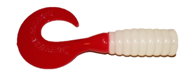 11" Glow Red Tail Big Bone Grub