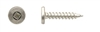 Muro - Self Drilling Screws, Wood to Metal, 10 x 1" Fine Thread, Pancake Head, #2 Square Drive, JS500 Zinc