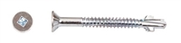 Muro - Super Wing Self Drilling Screws, Wood to Steel,  Aluminum, M6/1/4 x 65mm (2 1/2") Self Tapping Thread, #3 Square, Bright Zinc, 1 1/2" Wood to Steel or Aluminum