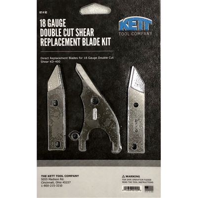 Kett Tool - 18 gauge Complete Blade Kit (kit-#102)