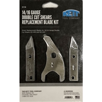 Kett Tool - 14 and 16 gauge Complete Blade Kit (kit-#106)