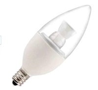 NaturaLED LED4.5CAB/32L/E12/827 4.5 Watt Dimmable LED Candelabra Bulb Lamp 120V E12 Base 2700K 4562