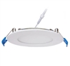 Ultra Slim 4-Inch Round LED Disk Ceiling Light â€“ Low Profile, Recessed Mount, Modern White Finish