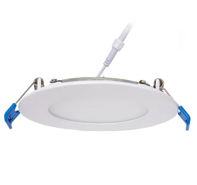 Ultra Slim 4-Inch Round LED Disk Ceiling Light â€“ Low Profile, Recessed Mount, Modern White Finish