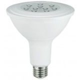 NaturaLED LHO-13.5PAR38/107L/FL/30K 5793 13.5 Watt PAR38 LED High Efficiency Dimmable Flood Lamp 3000K