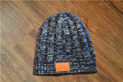 Navy Blue and Gray Hat