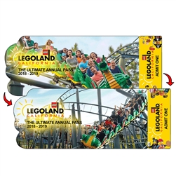 Lenticular 3D Event Ticket Admission Event Pass Custom Shaped