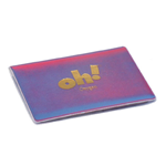 Lenticular business card holder with custom oh! imprint, color changing