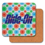 Lenticular coaster with red, blue, and green spinning wheels, animation