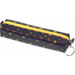 Lenticular pencil case with yellow, red, and green butterflies Images