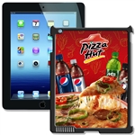 Lenticular iPad Skin for iPad 2 and iPad 3, Black, with Pizza Hut Image Lantor Ltd