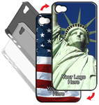 3D Lenticular iPhone Case Statue of Liberty American Flag Printer Lantor Ltd