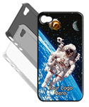 3D Lenticular iPhone Case Astronaut Satellite Space Earth Moon Stars