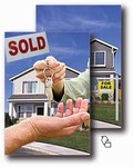3D Lenticular Real Estate Postcards, 4 x 6 inches, with Lenticular Flip Sales and Sold , Stock Design, item# PC4x6-971