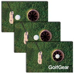 Lenticular Advertising Promotional Postcards, 4 x 6 inch, Golf Putter Lenticular Animation