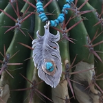 Peacock Feather Pendant