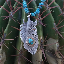 Peacock Feather Pendant