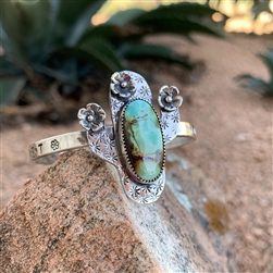 Turquoise Saguaro Cactus Cuff