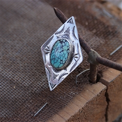 Turquoise Diamond Shaped Ring