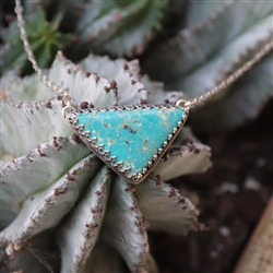 Turquoise Triangle Necklace