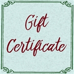 Gift Certificate Code