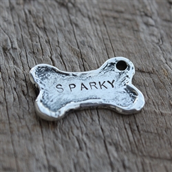 Personalized Dog Bone Tag - Puppy Love