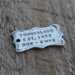 Personalized Vintage Rectangle Tag