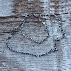 2.8mm Oxidized Cable Chain