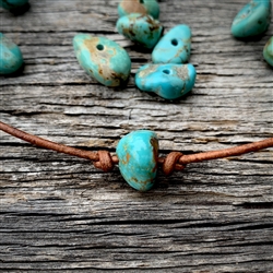 Rock My Turquoise Adjustable Choker