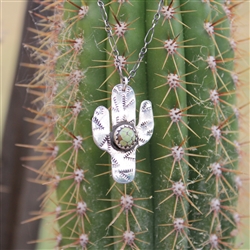 Turquoise Cactus Necklace